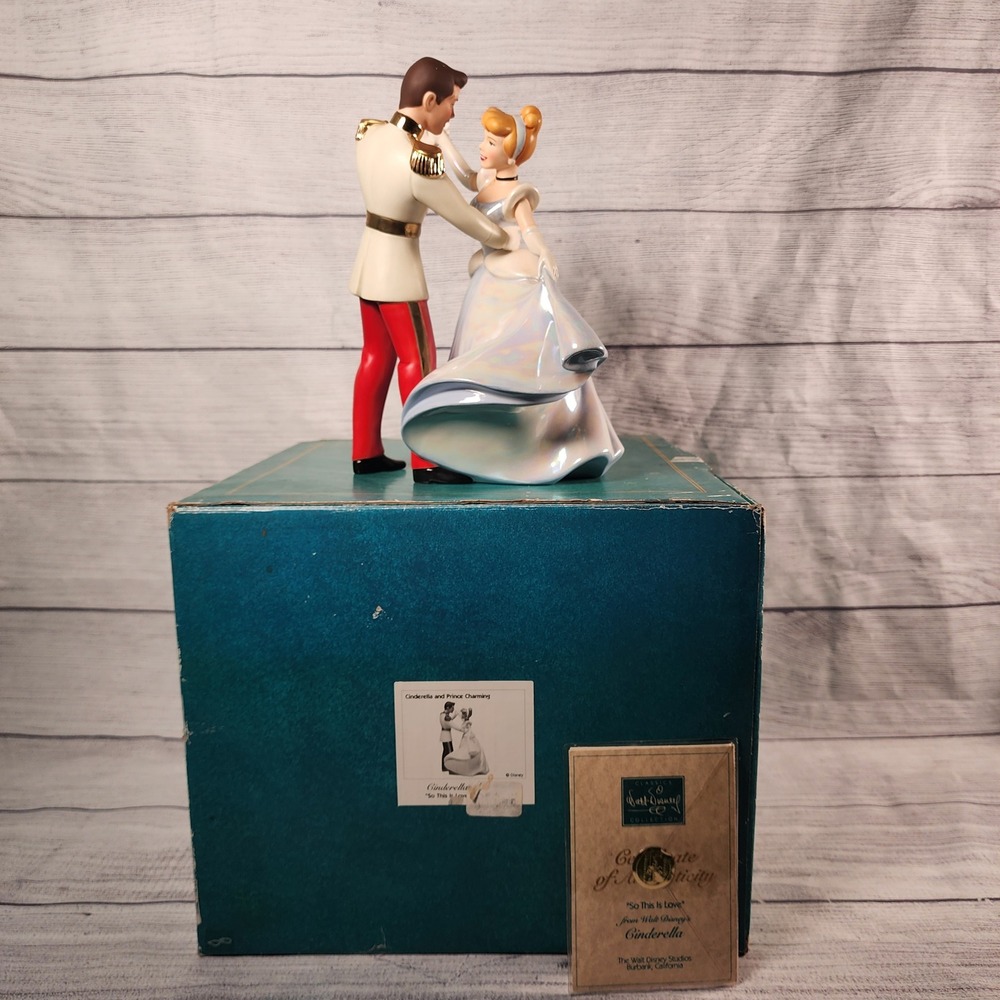 Disney Classics Collection Cinderella Prince Charming So This Is Love Figurine